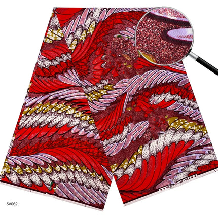 2026 New Style Nigeria Golden- Wax Print Fabric - High Quality African Wax Print Fabric for Patchwork, Clothing & DIY" T1