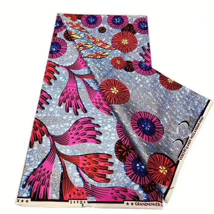 2026 New Style Nigeria Golden- Wax Print Fabric - High Quality African Wax Print Fabric for Patchwork, Clothing & DIY" HS3
