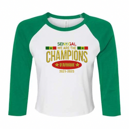 Women's Micro Rib Three-Quarter Raglan Sleeve Baby Tee