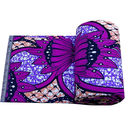 100% Cotton Colorful Double-Sided Printing African Print Wax Fabric for Fashion Garments