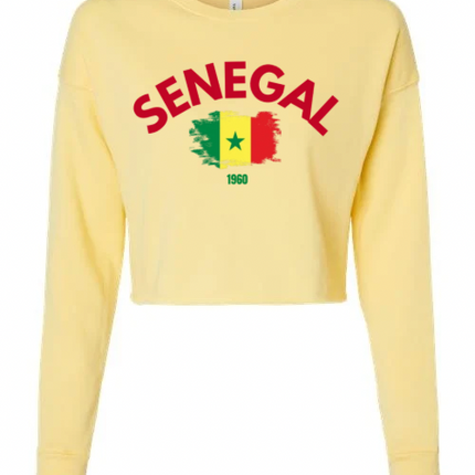 Women's Crop Fleece Crewneck Sweatshirt