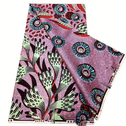 2026 New Style Nigeria Golden- Wax Print Fabric - High Quality African Wax Print Fabric for Patchwork, Clothing & DIY" HS3