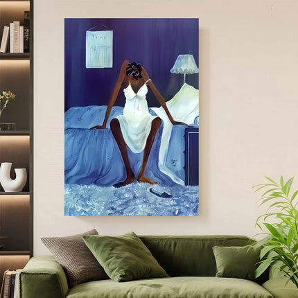 Framed African American Inspirational 1pc Canvas Art - Framed With Wooden Frame | Ready-To-Hang Wall Decor For Home, Living Room