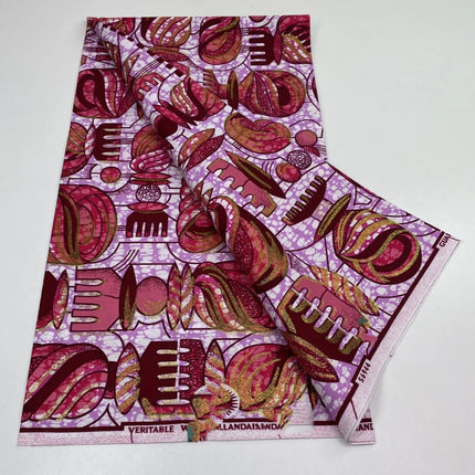 2026 New Style Nigeria Golden- Wax Print Fabric - High Quality African Wax Print Fabric for Patchwork, Clothing & DIY" 3C4