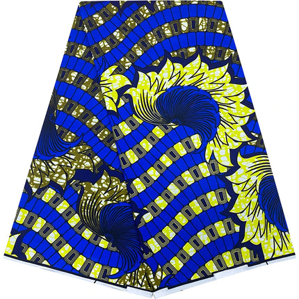 Authentic African Ankara Wax Fabric 6 Yards Fresh Stock Top Quality Perfect for Sewing DIY Projects
