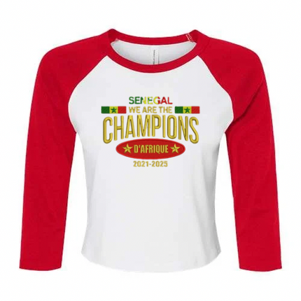 Women's Micro Rib Three-Quarter Raglan Sleeve Baby Tee