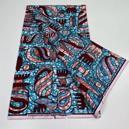 2026 New Style Nigeria Golden- Wax Print Fabric - High Quality African Wax Print Fabric for Patchwork, Clothing & DIY" 3C4