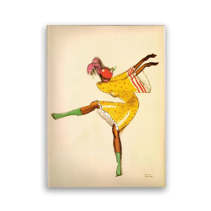 1927 Josephine Baker Dancer Canvas Painting Paul Colin Art Decor Jazz Age African American French Paris Woman Posters