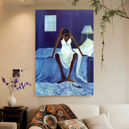 Framed African American Inspirational 1pc Canvas Art - Framed With Wooden Frame | Ready-To-Hang Wall Decor For Home, Living Room