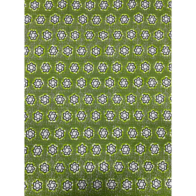 Durable Dutch Wax Print Fabric for African Traditional Attire with 100% Polyester and Various Geometric Patterns