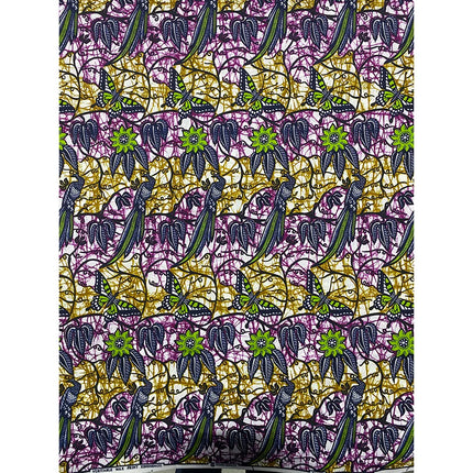 Sophisticated African Traditional Craft Fabric with Hollandais Wax Fabric for Wallpaper and Unique Geometric Patterns