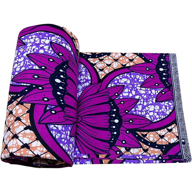 100% Cotton Colorful Double-Sided Printing African Print Wax Fabric for Fashion Garments