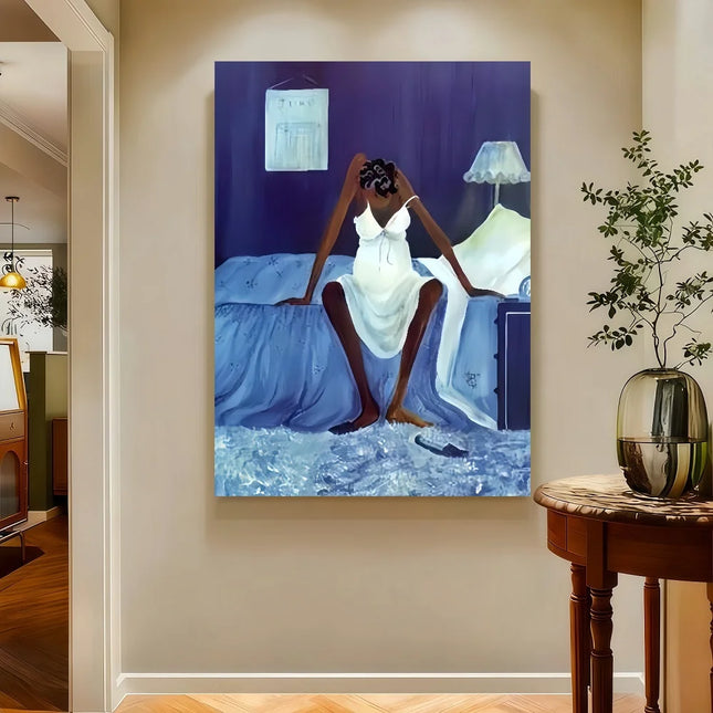 Framed African American Inspirational 1pc Canvas Art - Framed With Wooden Frame | Ready-To-Hang Wall Decor For Home, Living Room