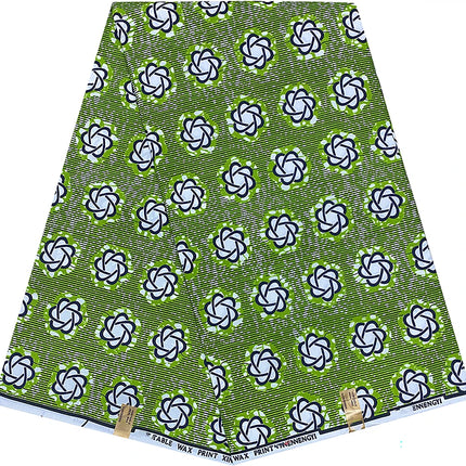 Durable Dutch Wax Print Fabric for African Traditional Attire with 100% Polyester and Various Geometric Patterns