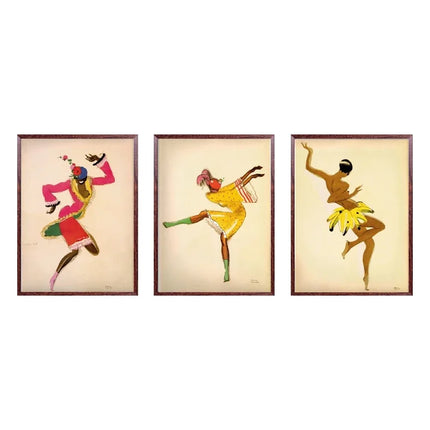 1927 Josephine Baker Dancer Canvas Painting Paul Colin Art Decor Jazz Age African American French Paris Woman Posters