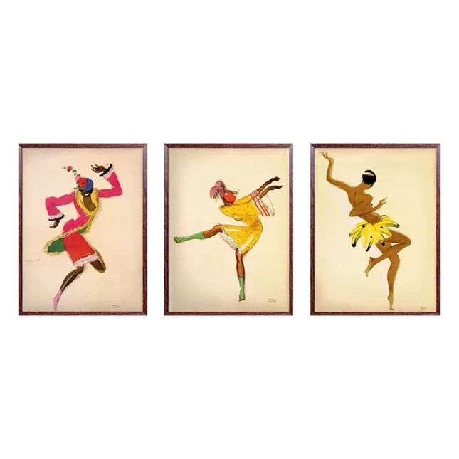1927 Josephine Baker Dancer Canvas Painting Paul Colin Art Decor Jazz Age African American French Paris Woman Posters