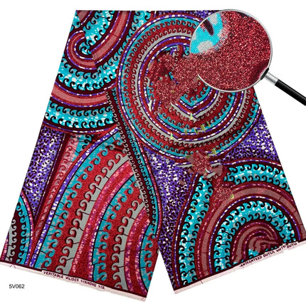 2026 New Style Nigeria Golden- Wax Print Fabric - High Quality African Wax Print Fabric for Patchwork, Clothing & DIY" T1