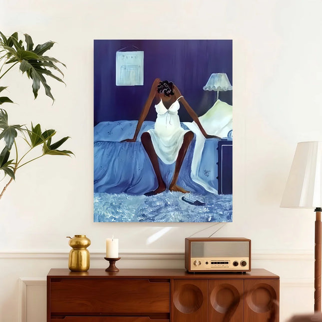 Framed African American Inspirational 1pc Canvas Art - Framed With Wooden Frame | Ready-To-Hang Wall Decor For Home, Living Room