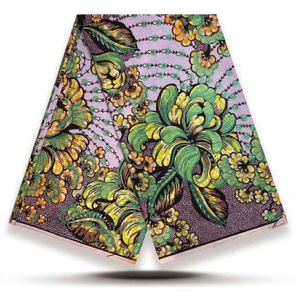 2026 New Style Nigeria Wax Print Golden - High Quality African Wax Print Fabric for Patchwork, Clothing & DIY" Y4